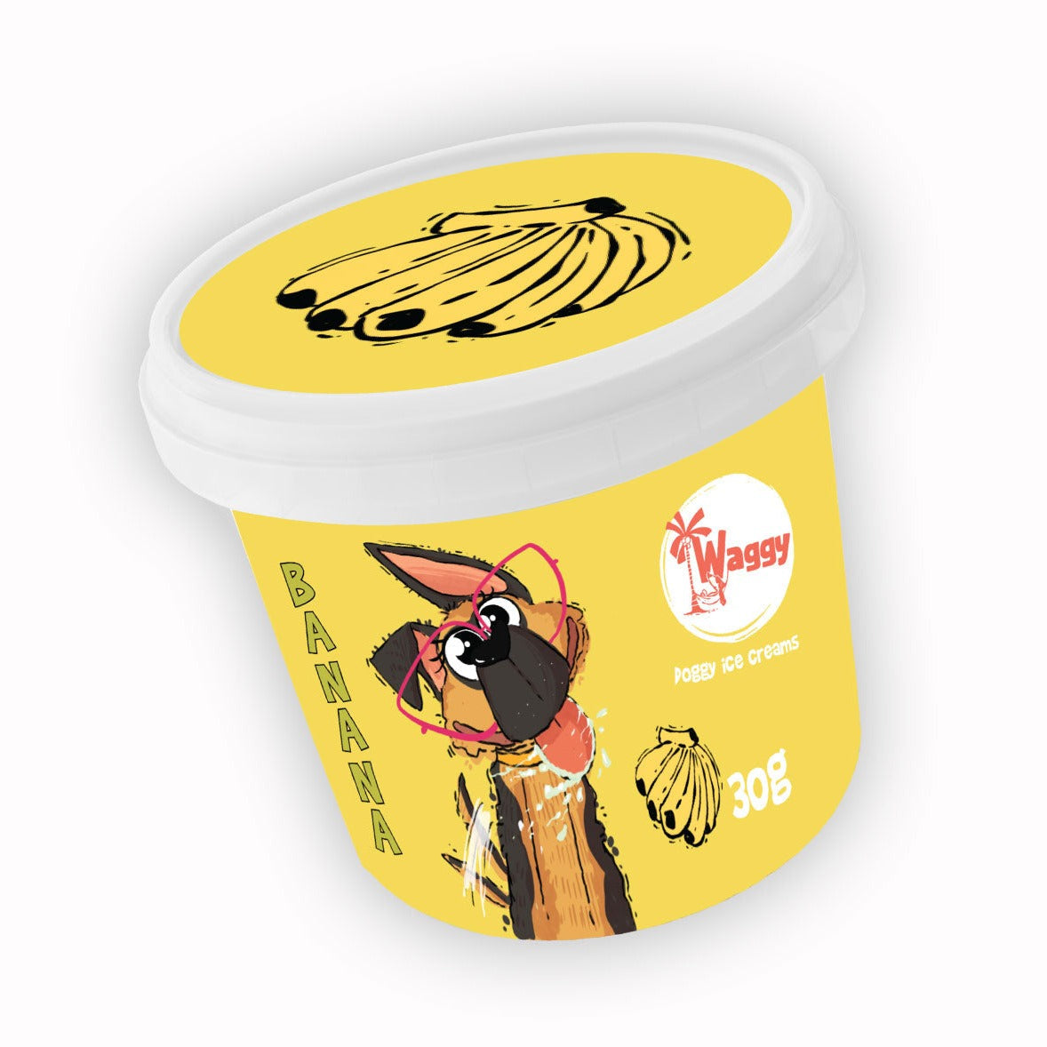 Waggy Zone Icecream Banana