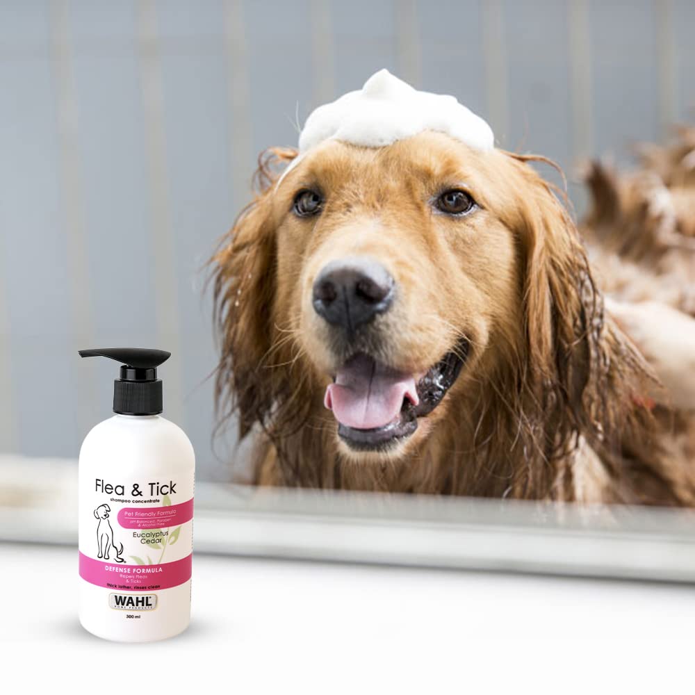 Wahl Flea & Tick Shampoo Eucalyptus Cedar Defense Formula For Dog