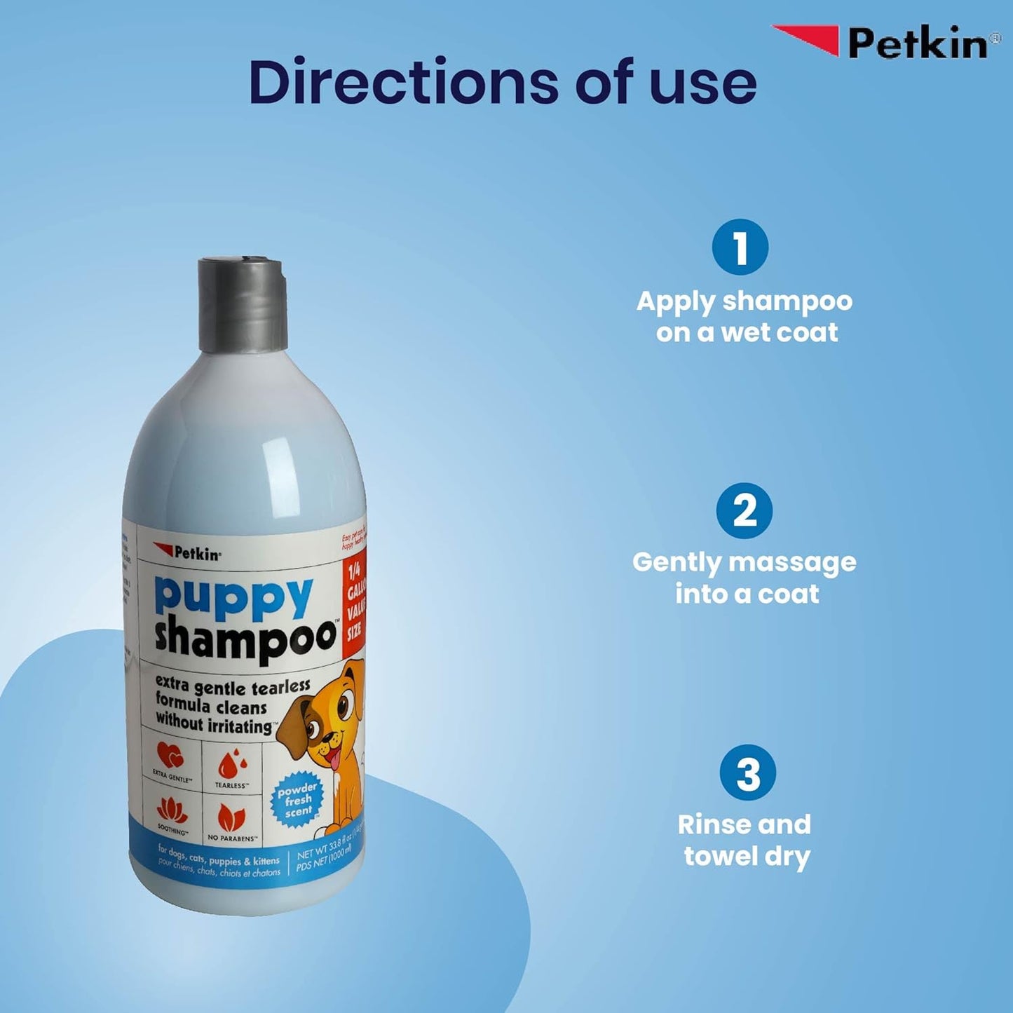Petkin Puppy Shampoo 1000 ML