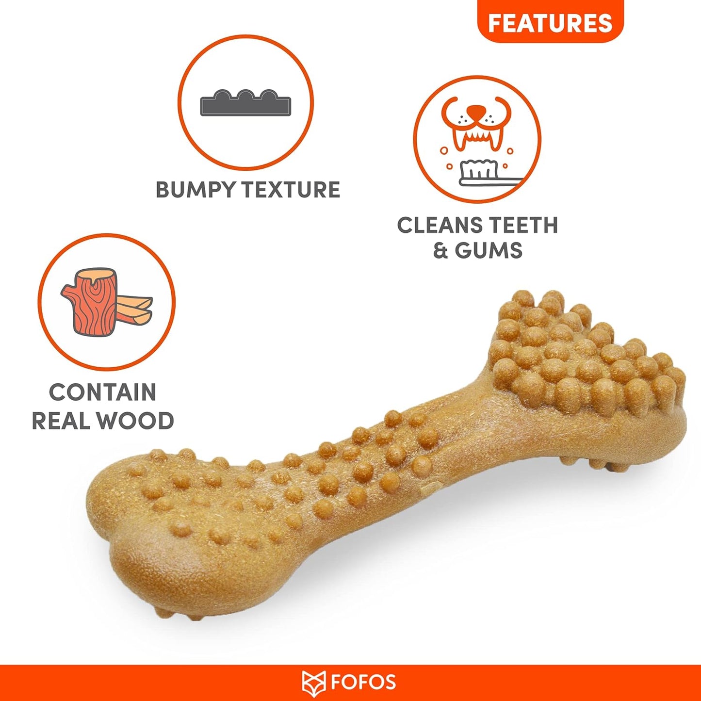 Fofos Woodplay Brush Bone