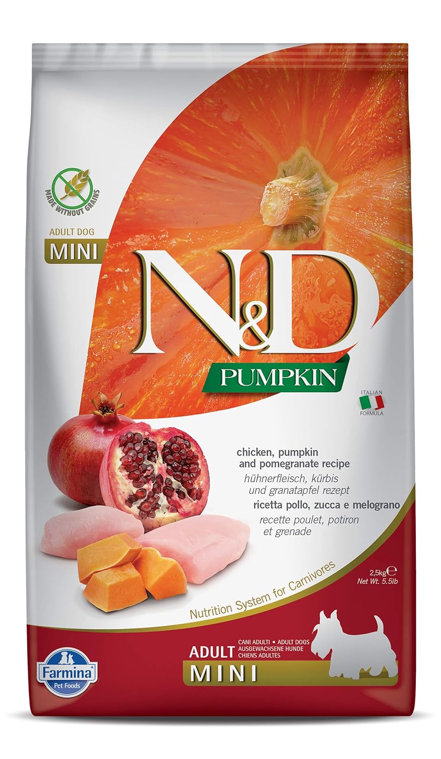 Farmina N&D Pumpkin Chicken & Pomegranate Adult Mini