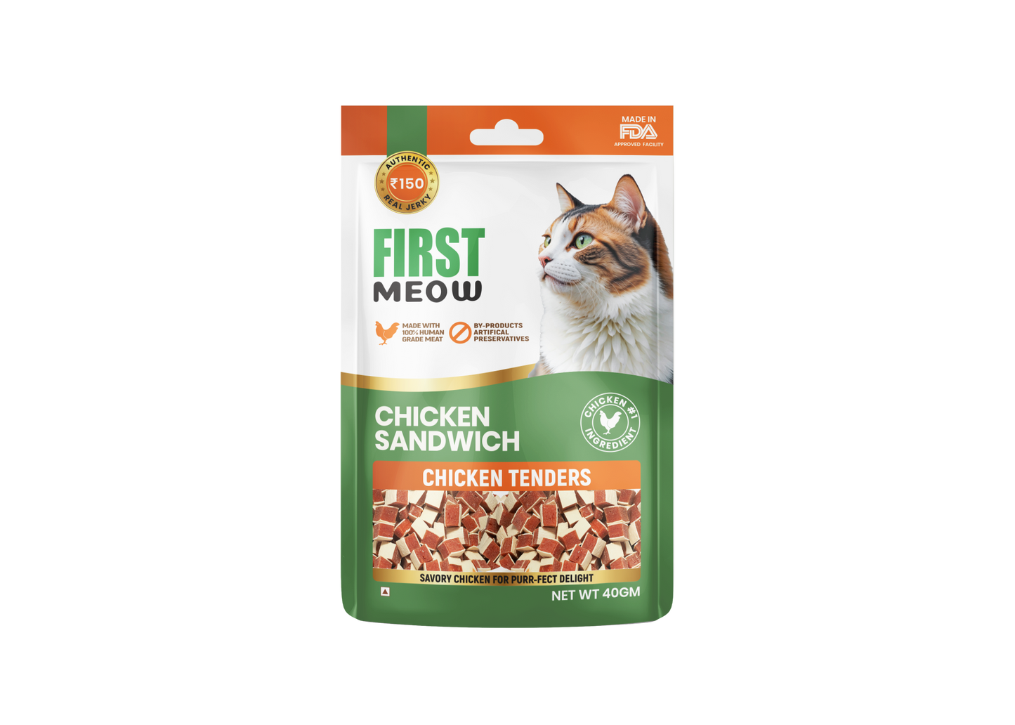 First Meow Chicken Sandwich 40 Gm