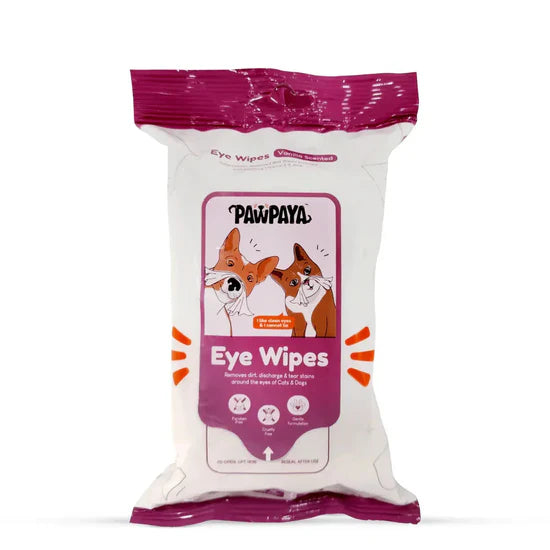 Pawpaya Eye Wipes | 20x18 cm | 25 Pull Pack