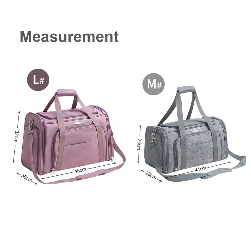 Truelove 3 Side Expandable Duffle Carrier Black (L)