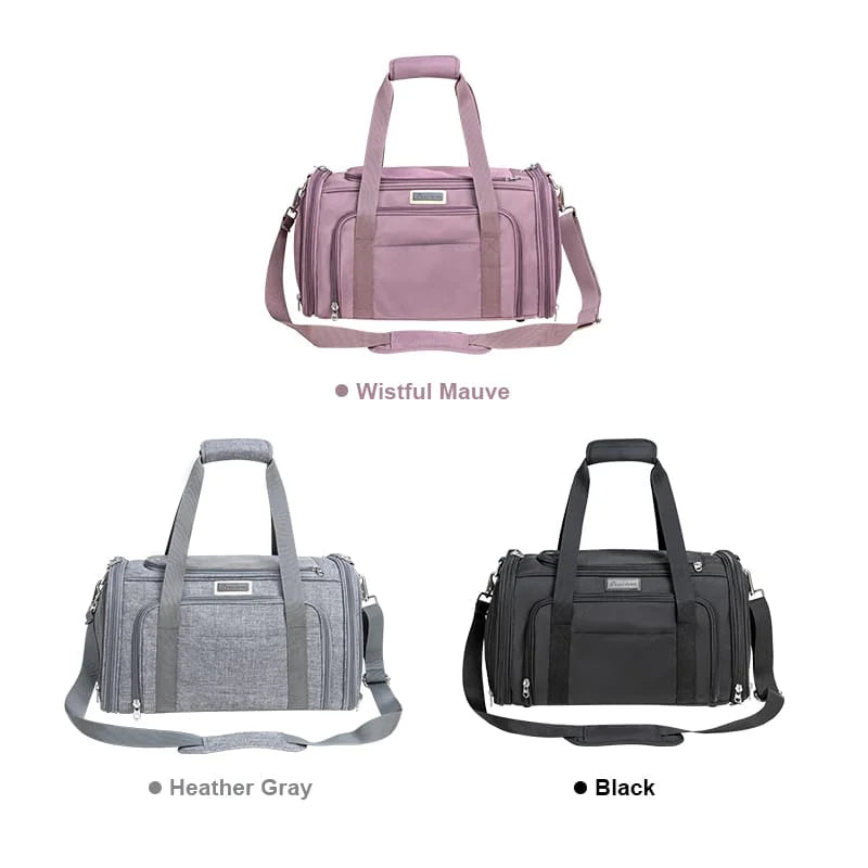 Truelove 3 Side Expandable Duffle Carrier Black (L)