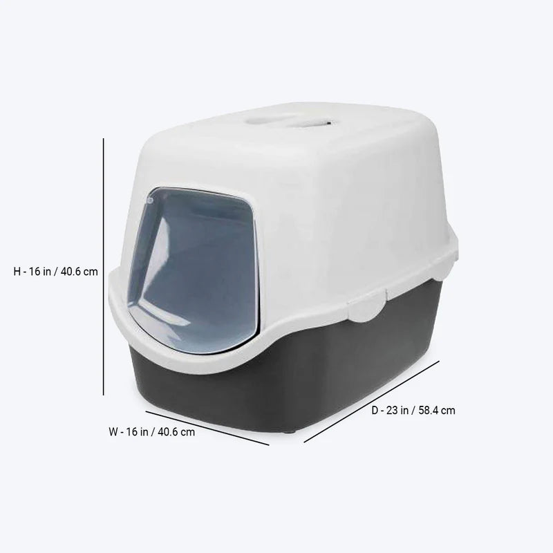 Trixie Vico Cat Litter Tray with Hood | 23 x 16 x 16 inch