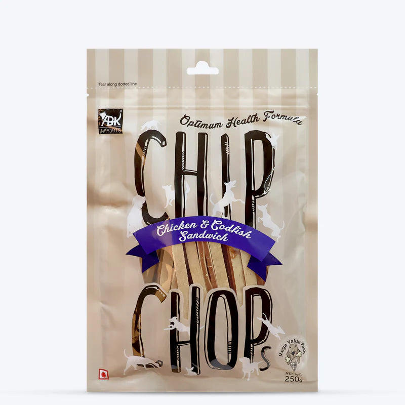 Chip Chops Chicken & Codfish Sandwich