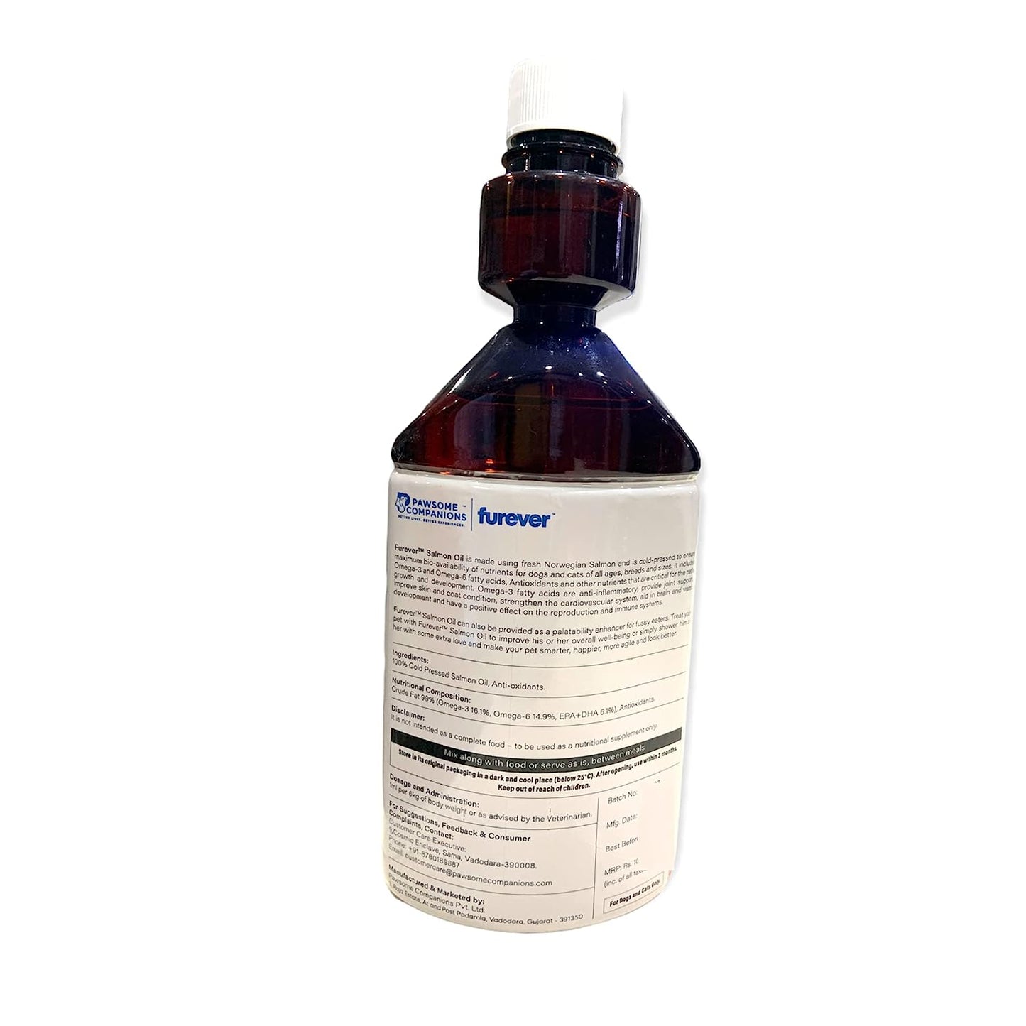 Furever Salmon Oil for Dogs & Cats in Dehradun β Skin & Coat Supplement