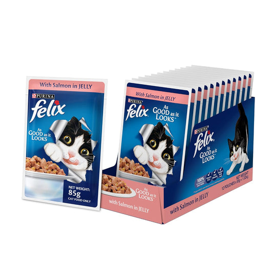Felix Gravy Adult Salmon | Wet Cat Food | 85 gm Packs