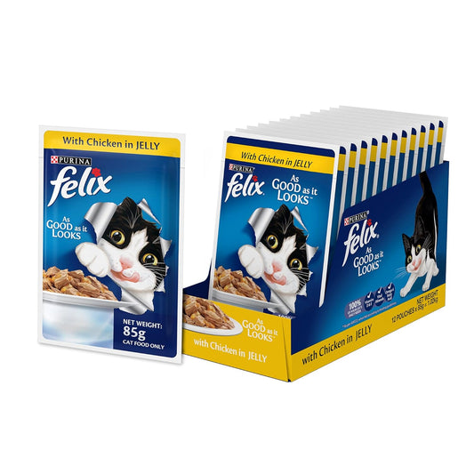 Felix Gravy Adult Chicken | Wet Cat Food | 85 gm Packs