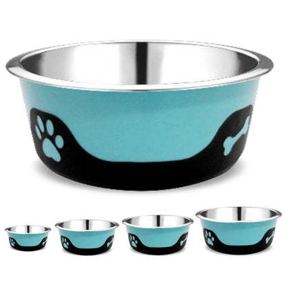 Thermocool Pet Bowl Large |  No-Skid Base | Assorted