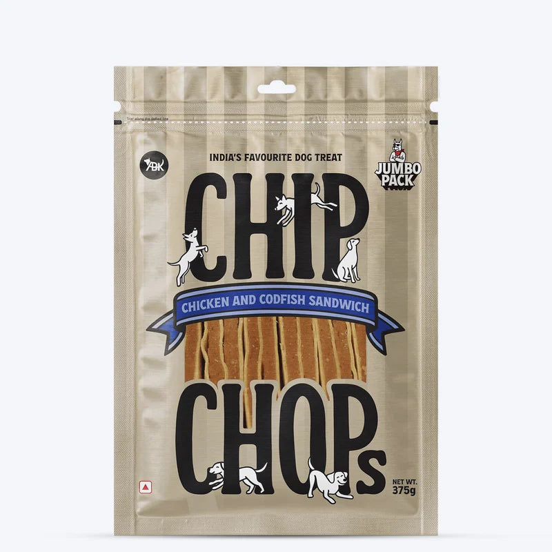 Chip Chops Chicken & Codfish Sandwich