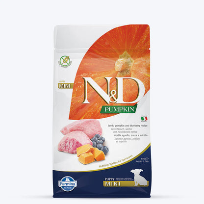 N&D Pumpkin dog food package for puppies