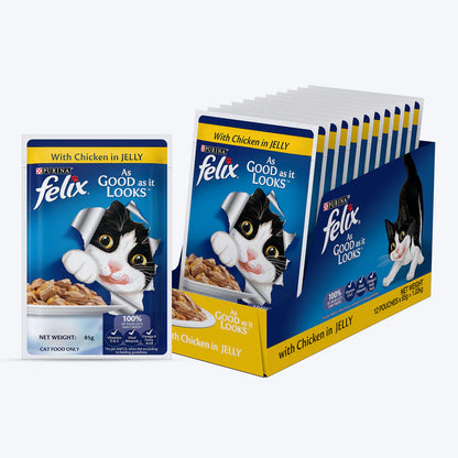 Felix Gravy Kitten Chicken | Wet Cat Food | 85 gm Packs