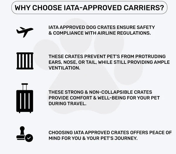 M-Pets Viaggio IATA Approved Travel Carrier for Dogs & Cats | 23 x 15 x 13 inch