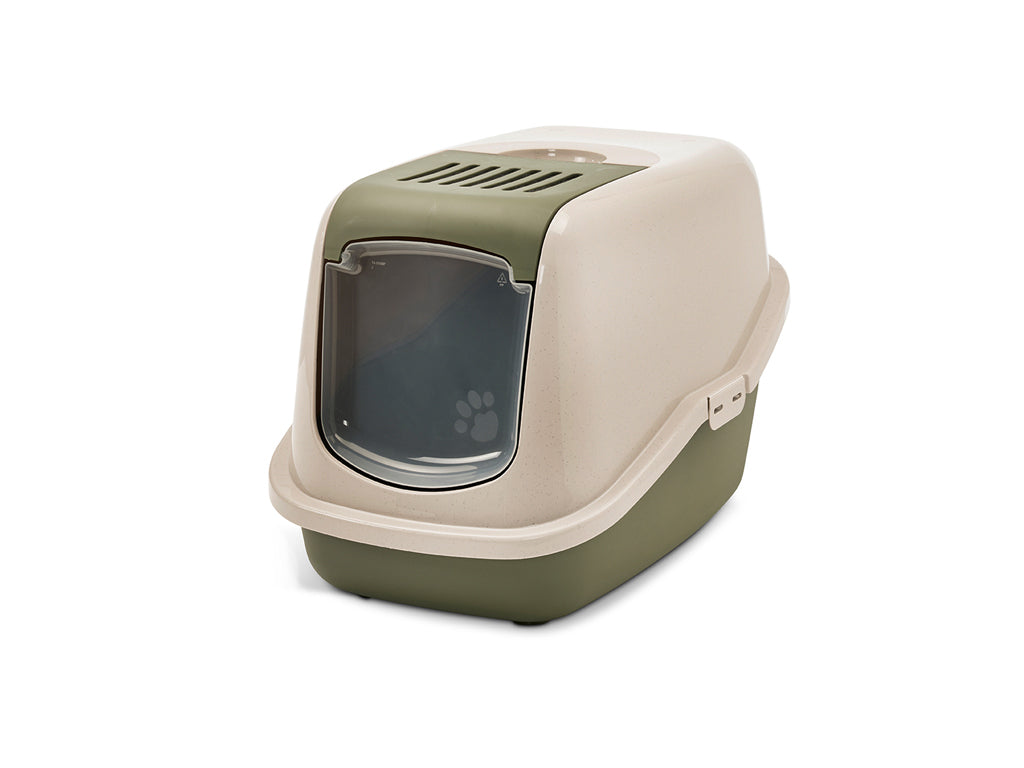 Cat litter box with a transparent door at Oh My Pets, Dehradun