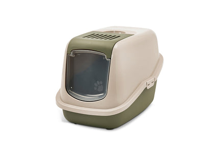 Cat litter box with a transparent door at Oh My Pets, Dehradun