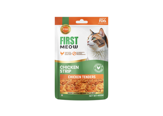 First Meow Soft Chicken Strip 40 Gm