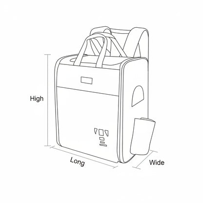 Product details of TrueLove pet backpack with specifications.