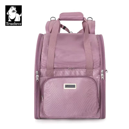 Truelove mauve backpack with multiple compartments