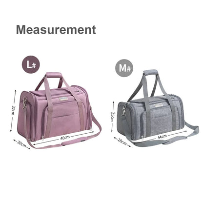 Truelove 3 Side Expandable Duffle Carrier Black  (L)