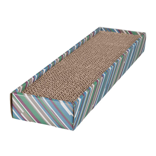 Trixie Scratching Cardboard Lying in Dehradun