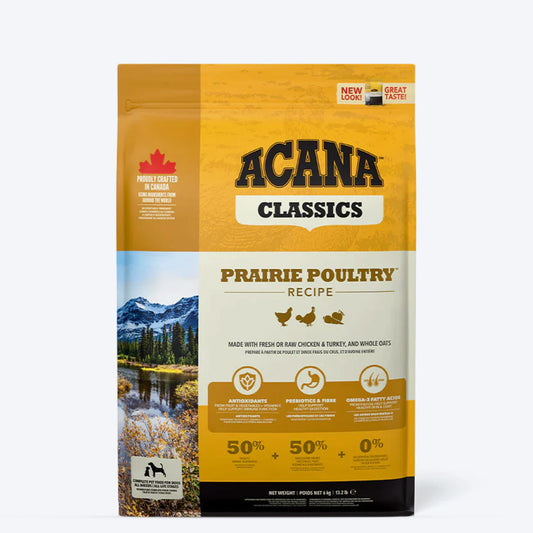 Acana Classic Prairie Poultry Dry Dog Food – For All Dog Breeds – Oh My Pets Dehradun