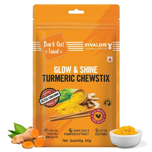 Bark out loud glow & shine turmeric chewstix in dehradun