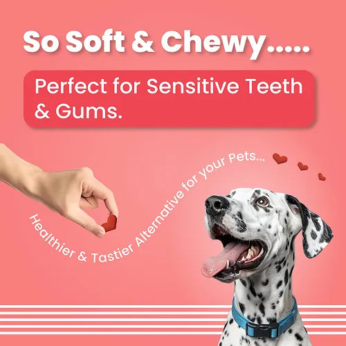 Bark Out Loud Red Hearts Dog Treats 100 gm