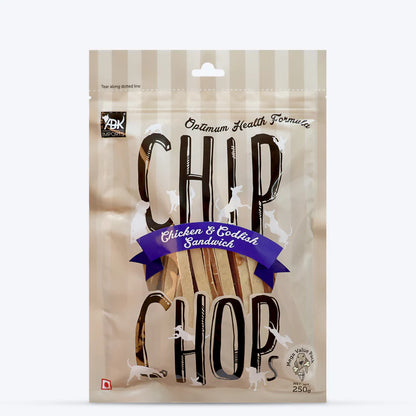 Chip Chops Chicken & Codfish Sandwich