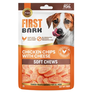 First Bark Chicken Chips With Cheese 70 Gm