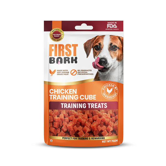 First Bark Chicken Training Cubes 70 gm