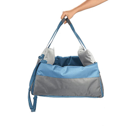 FOFOS Car Seat Carrier & Bed Grey/Blue