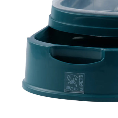 M-Pets Lena Food Dispenser for Dogs & Cats (Green)