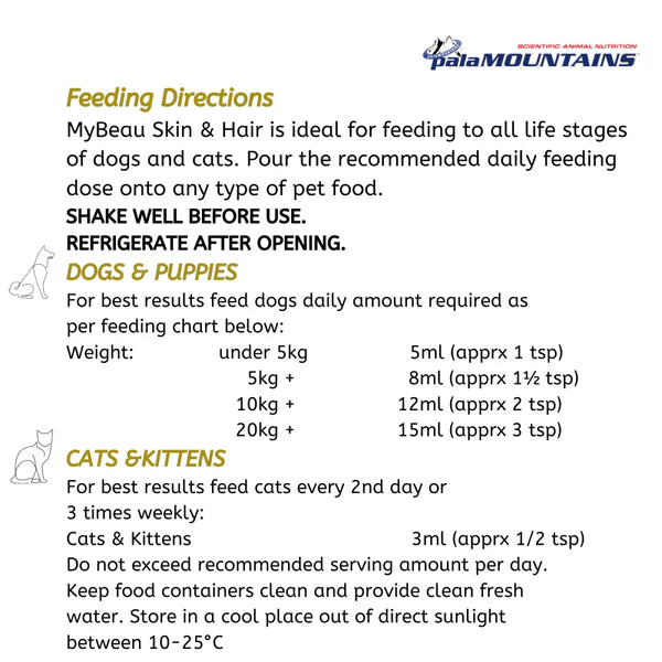 MyBeau Skin & Hair Supplement for Dogs & Cats