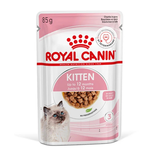 Royal Canin Kitten Wet Food in Gravy | 12x85 gm