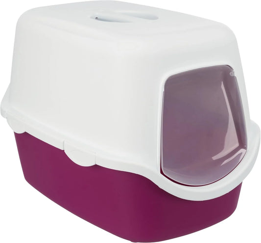 Trixie Vico Cat Litter Tray with Hood – Covered Cat Toilet Box, 40x40x56 cm